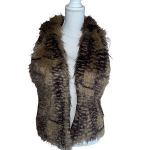 Mossimo Supply Co. brown Faux Fur Vest